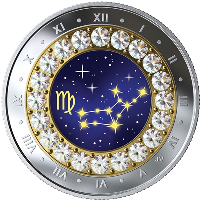 2019 Canada $5 Zodiac Series - Virgo Fine Silver